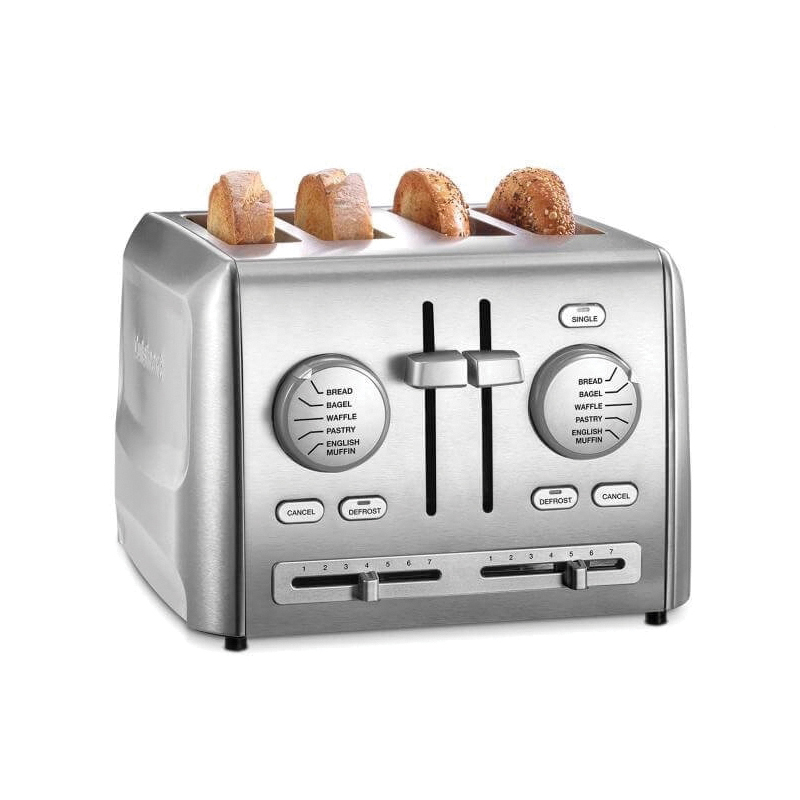 Cuisinart CPT-640 Toaster, 4-Slice, 7, Button, Dial, Lever Control, Stainless Steel - 2