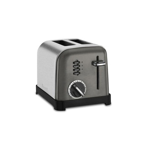 Cuisinart CPT-160BKS Toaster, 2-Slice, 6, Button, Dial, Lever Control, Metal/Stainless Steel, Black - 2