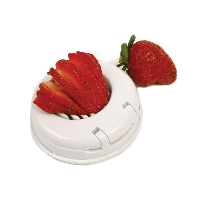 Norpro 986 Egg/Mushroom Slicer, Stainless Steel Blade, Plastic Handle, White, Dishwasher Safe: No - 2