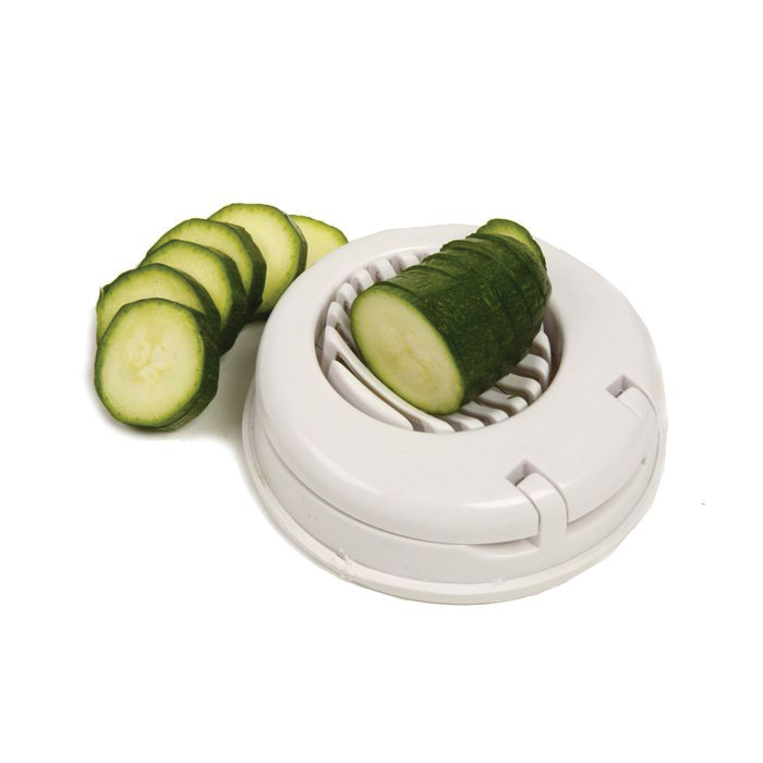 Norpro 986 Egg/Mushroom Slicer, Stainless Steel Blade, Plastic Handle, White, Dishwasher Safe: No - 3