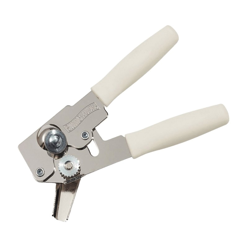 Swing-A-Way 107WH Can Opener, Soft-Grip Handle, Plastic/Steel, White - 1