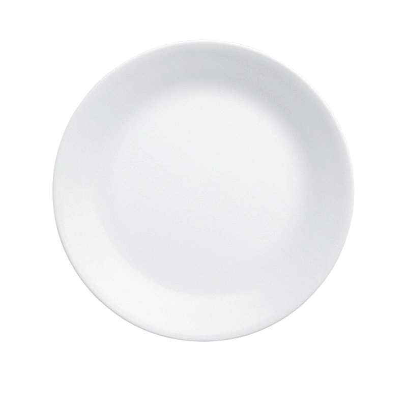 Corelle 6003893 Plate, 10-1/4 in Dia, Winter Frost White, Oven Safe: Yes - 1