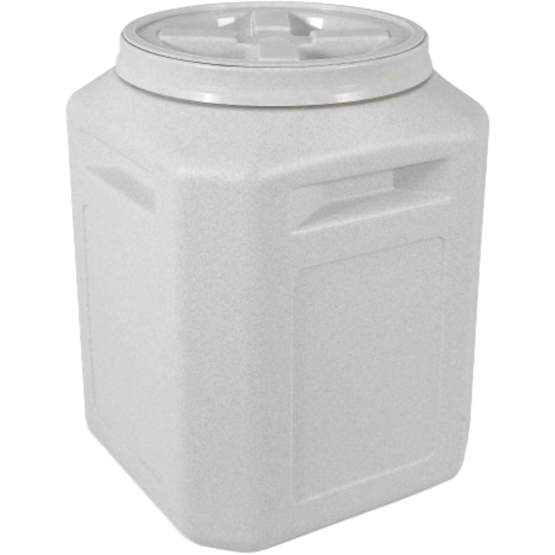 Vittles Vault 4330 Pet Food Container, 30 lb Capacity, Plastic, Granite Stone, Airtight, Twist Cover/Lid, 14 in L - 1