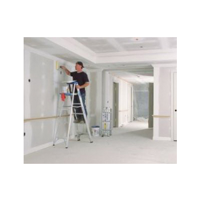 Werner 364 Step Ladder, 4 ft H, Type I Duty Rating, Aluminum/Plastic, 250 lb, 3-Step, 8 ft Max Reach - 2