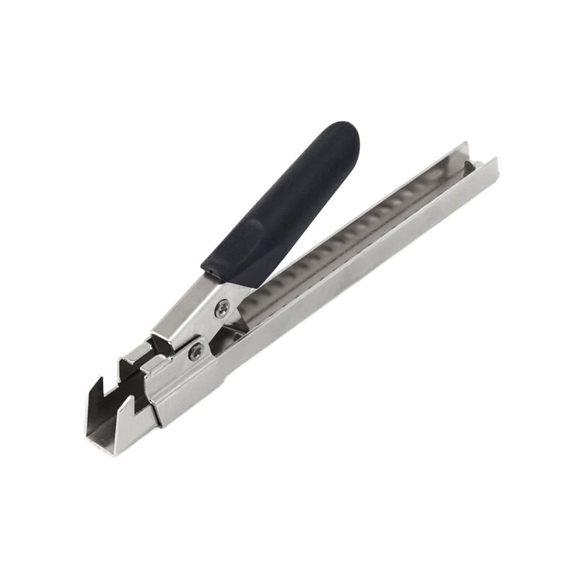 Swing-A-Way 711BK Jar Opener, Stainless Steel, Black/Silver, 8-7/8 in OAL - 1