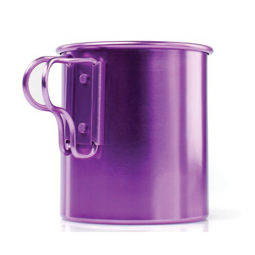 GSI 43218 Cup, 14 oz Capacity, Aluminum, Purple, Anodized - 3