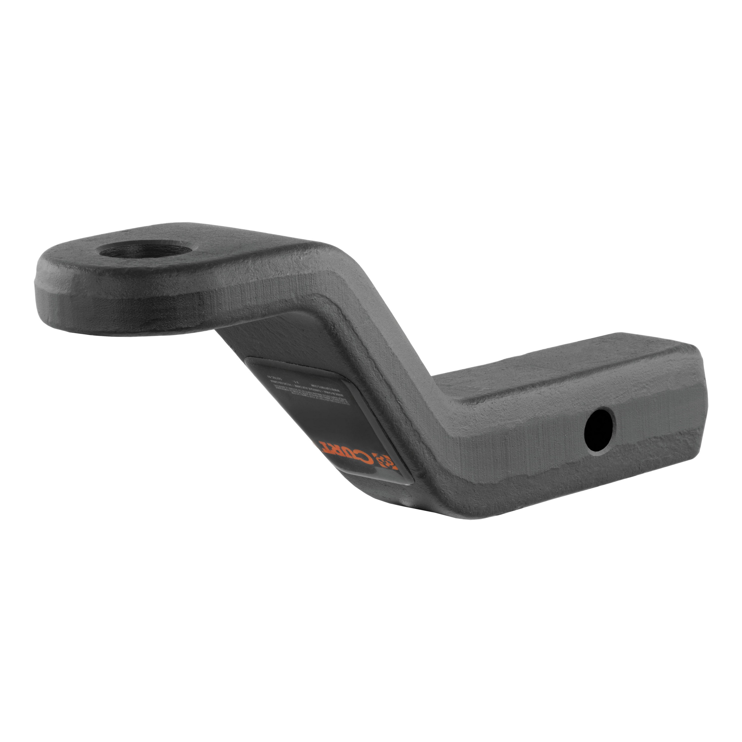 Curt 45341 Ball Mount, 8-1/2 in L, 4 in Drop, 3 in Rise, Class 5 Hitch, Steel, Carbide - 2