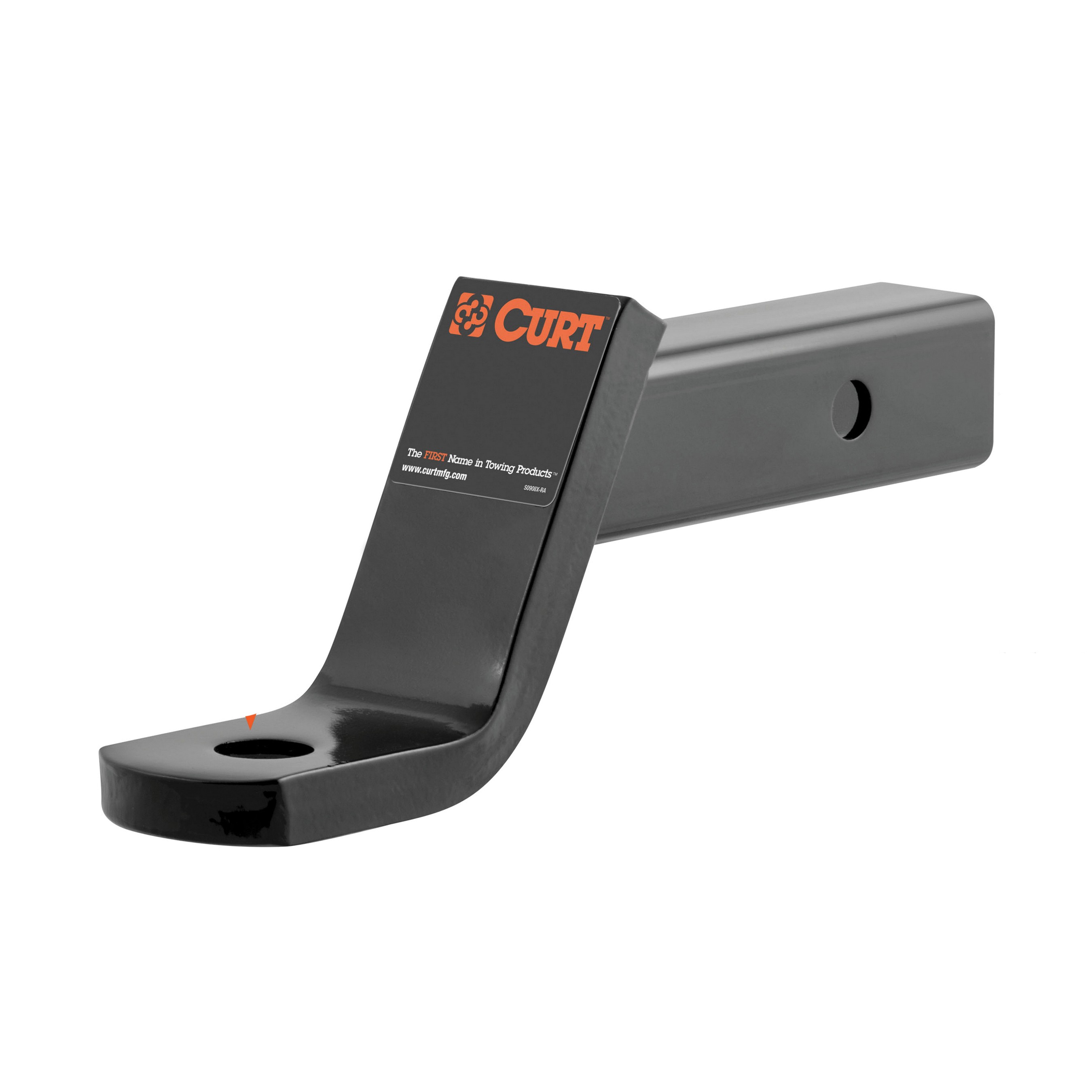 Curt 45870 Ball Mount, 9-1/4 in L, 6 in Drop, 4-1/4 in Rise, Powder-Coated - 4