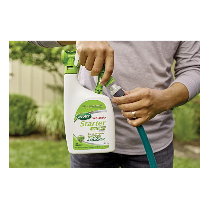 Scotts 23100 New Grass Starter Food, 32 oz Bottle, Liquid, 7-12-15 N-P-K Ratio - 4