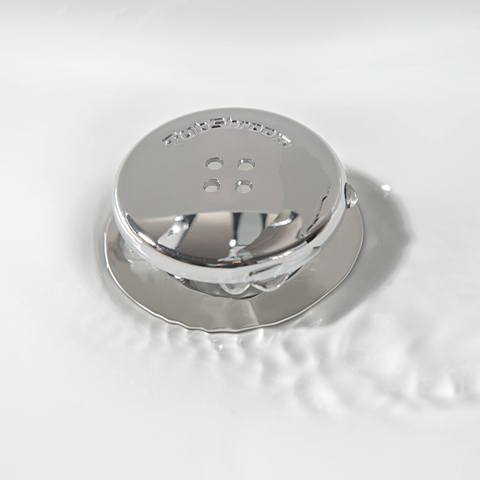 Tubshroom TSCE325 Hair Catcher, Rubber, Chrome - 3