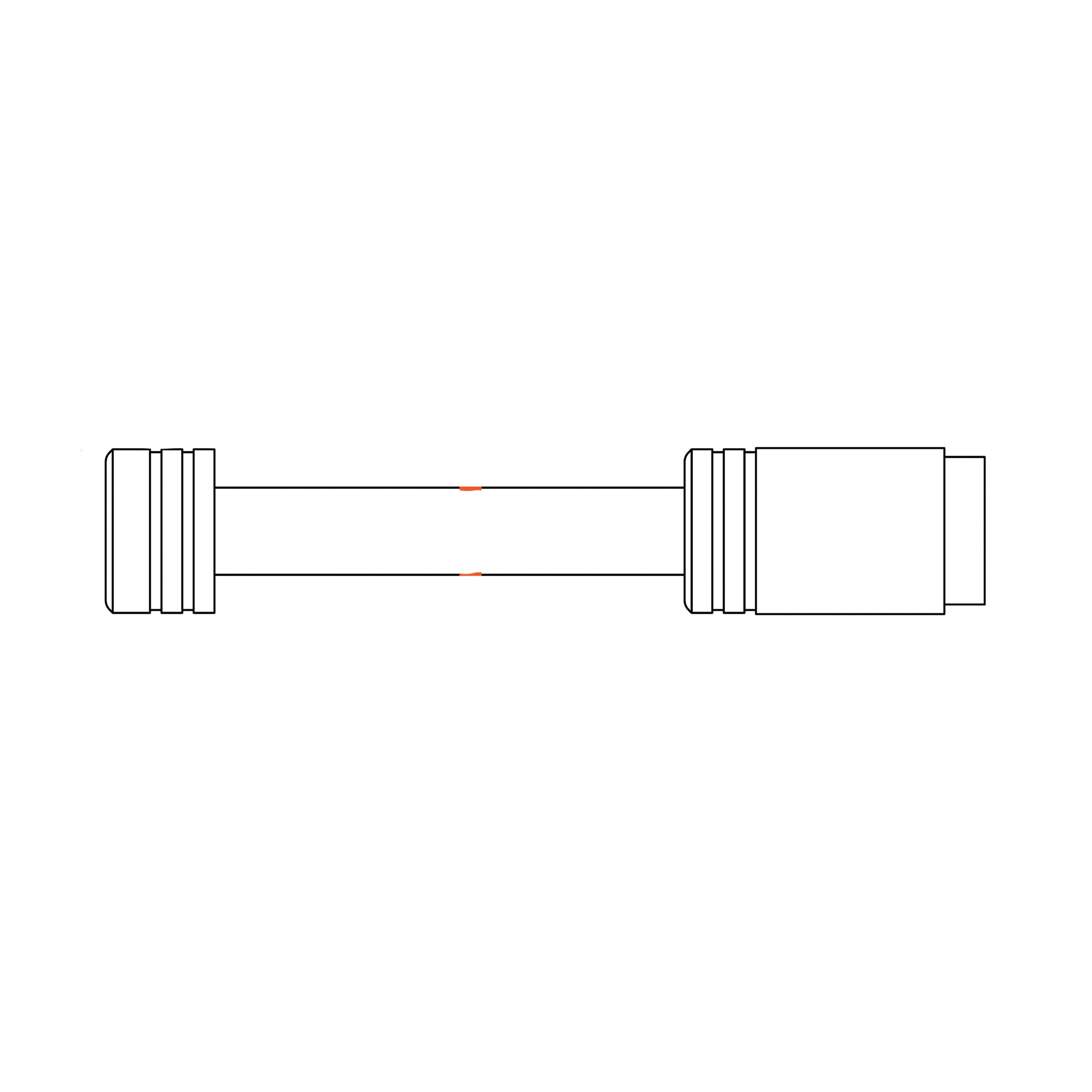 Curt 23518 Barbell Hitch Lock, Carbon Steel, Semi-Gloss Black Powder-Coated - 2