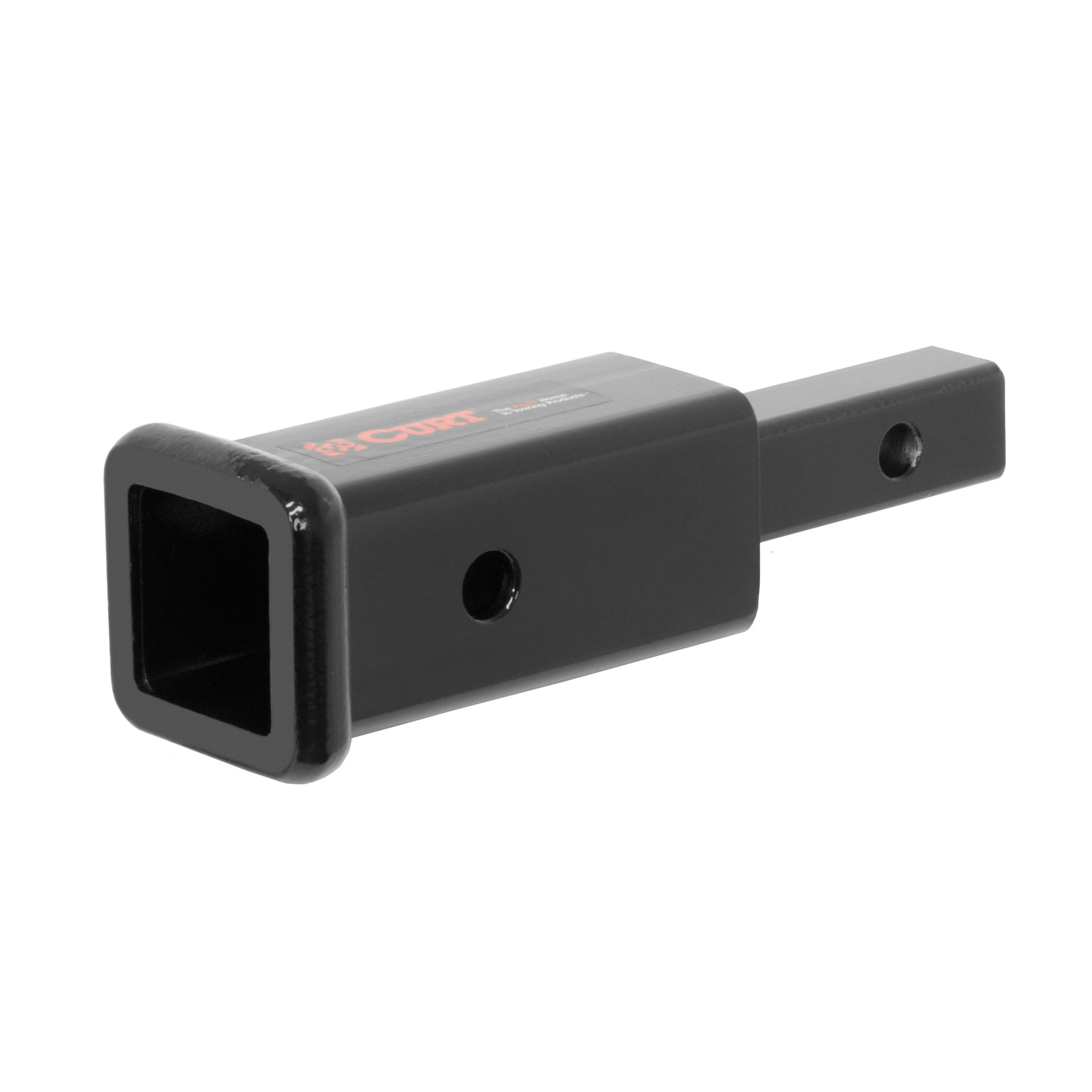 Curt 45785 Receiver Tube Adapter, 350 lb, Carbon Steel, Gloss/Powder-Coated, For: 1-1/4 to 2 in Shanks - 3