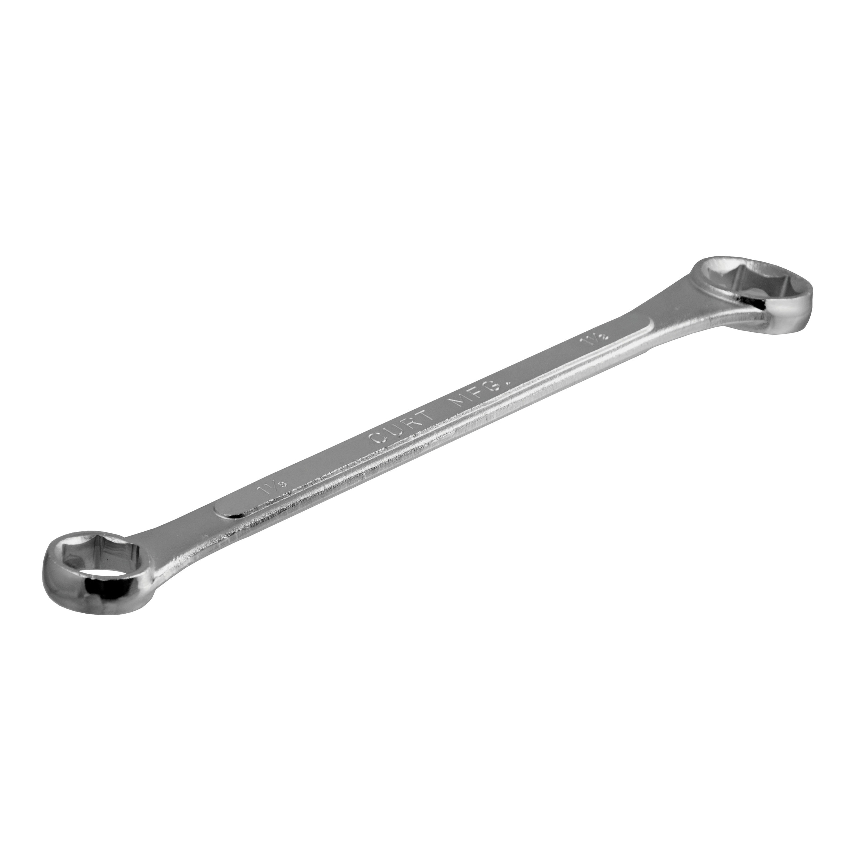 Curt 20001 Wrench, 1-1/8 x 1-1/2 in Head, 15-1/2 in OAL, Steel, Chrome-Plated - 4