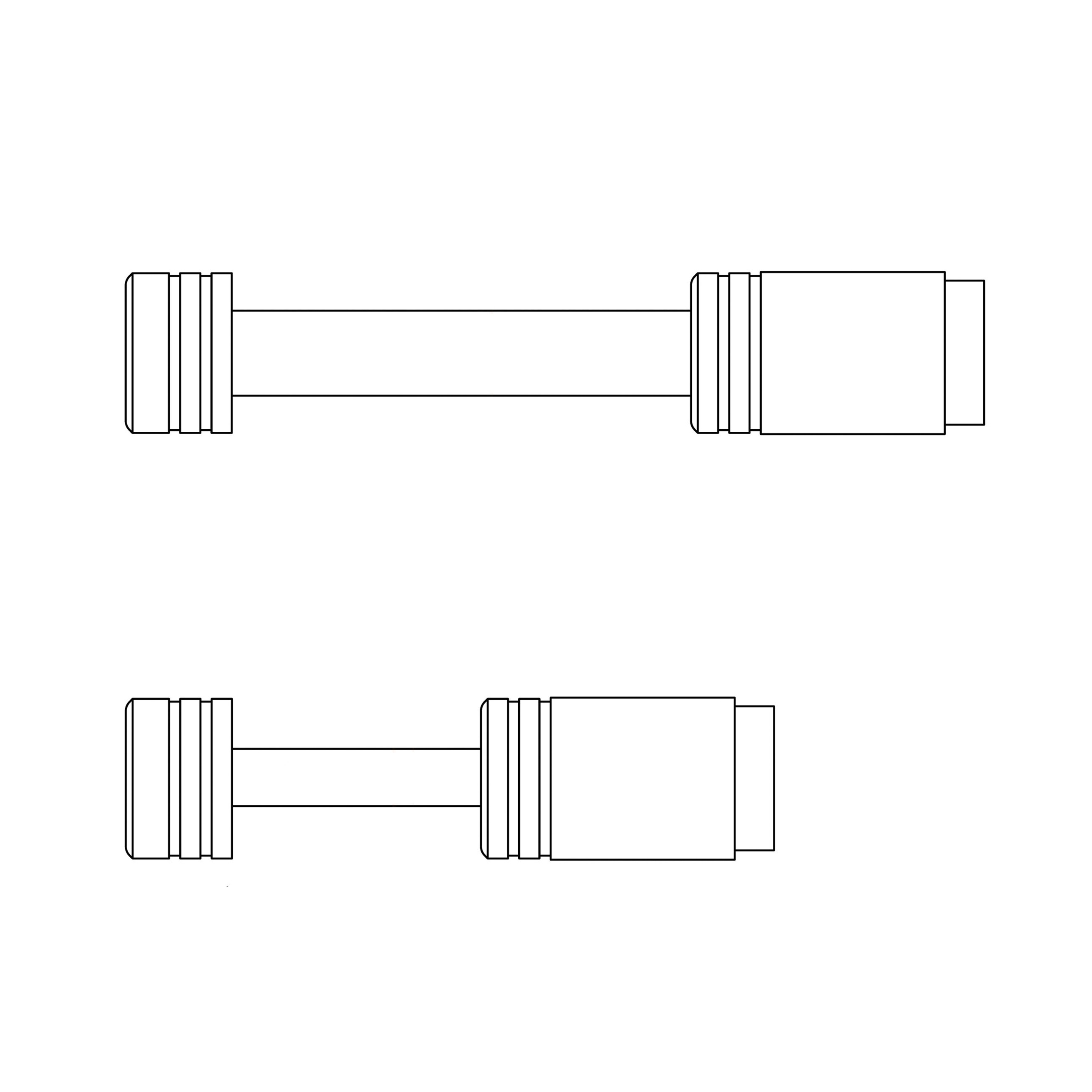 Curt 23526 Hitch and Coupler Lock Set, 5/8 in Dia Pin, Carbon Steel, Chrome-Plated - 2
