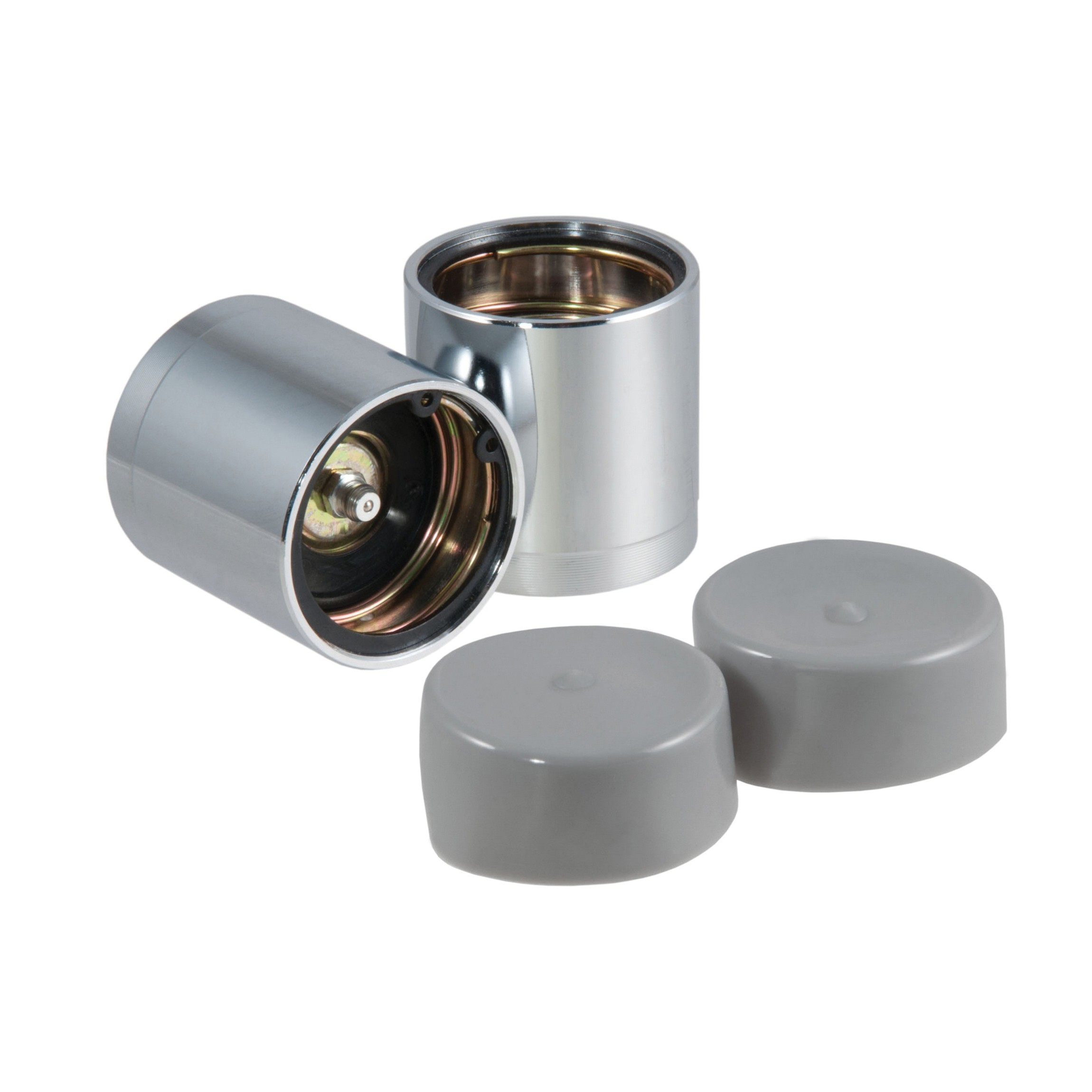 Curt 22198 Bearing Protector and Cover, 1.98 in Dia, Plastic, Chrome - 3