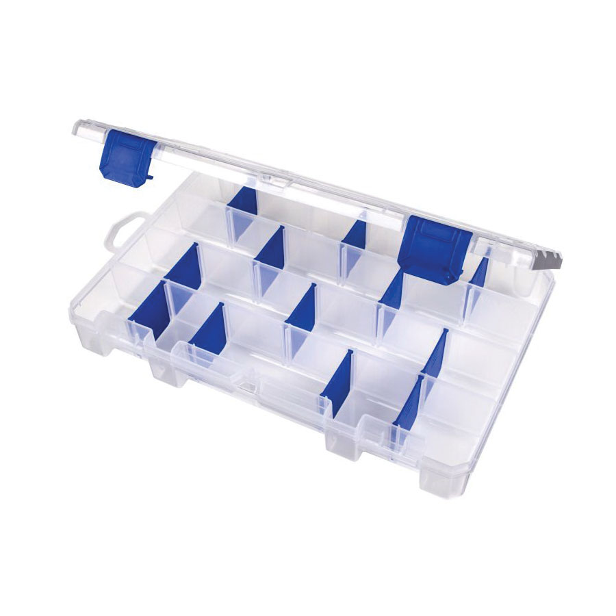 Flambeau Outdoors Tuff Tainer Series 4007 Divided Tackle Box, 7-1/4 in W, 1-3/4 in D, 24-Compartment - 3