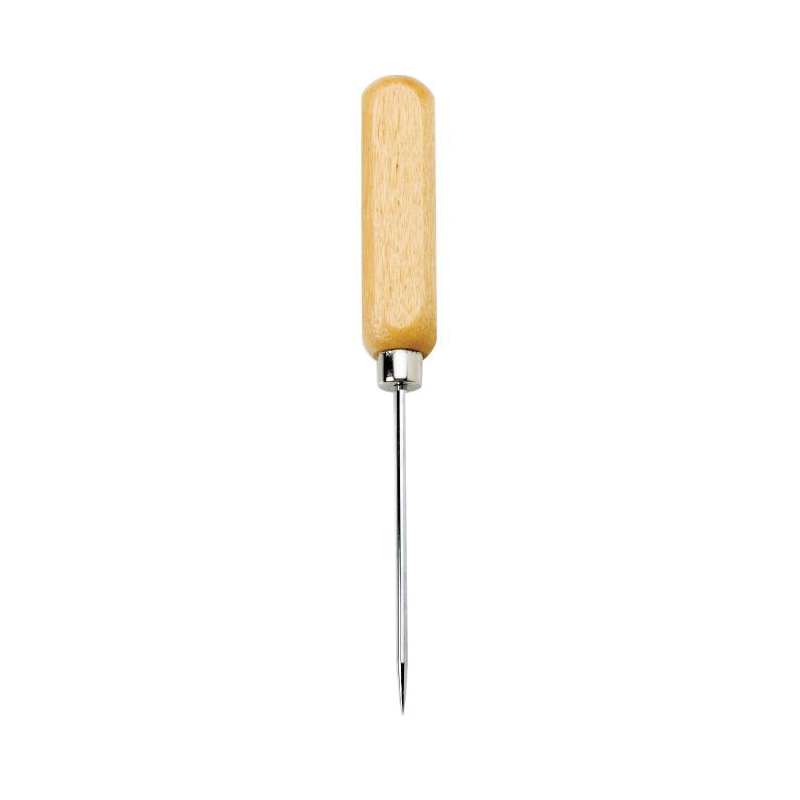 HIC 43108 Ice Pick, 7-3/4 in OAL, Steel Blade, Wood Handle