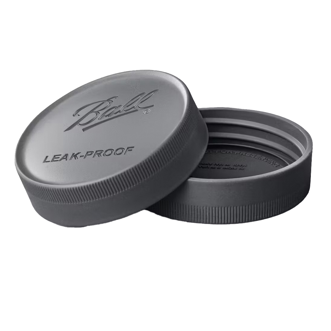 Ball 1440010812 Jar Lid, Plastic, Black Cap/Lid - 1