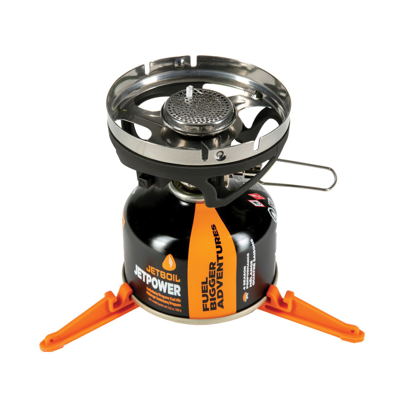 Jetboil MNMCM MiniMo Cooking System, Isobutane, Push-Button Ignition - 3