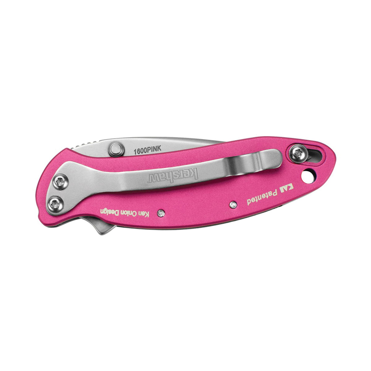 Kershaw Chive Series 1600PINK Pocket Knife, 1.9 in L Blade, HCS Blade, Pink Handle - 2