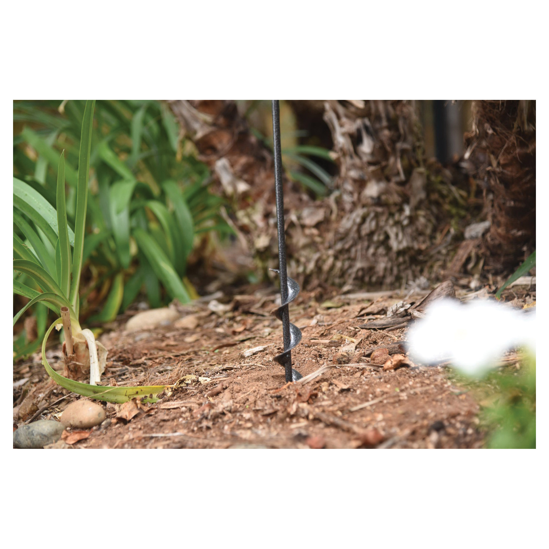 Yard Butler REA-4 Auger Drill Bit, 1-1/4 in Dia, 16 in D Drilling, Steel, Powdered - 4