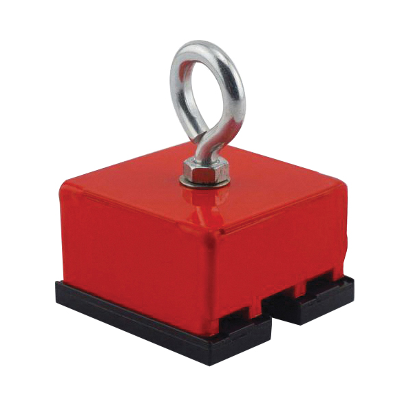 Magnet Source 07541 Square Holding and Retrieving Magnet, 1 in Dia, 2 in L, 2 in W, 1 in H, Welded Steel - 2