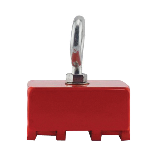 Magnet Source 07541 Square Holding and Retrieving Magnet, 1 in Dia, 2 in L, 2 in W, 1 in H, Welded Steel - 4