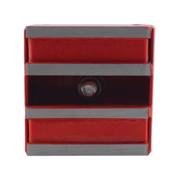 Magnet Source 07541 Square Holding and Retrieving Magnet, 1 in Dia, 2 in L, 2 in W, 1 in H, Welded Steel - 5