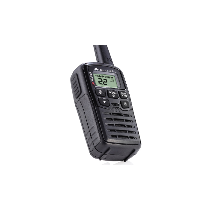 Midland X-TALKER Series T10 Walkie Talkie, 22-Channel, LCD Display - 2
