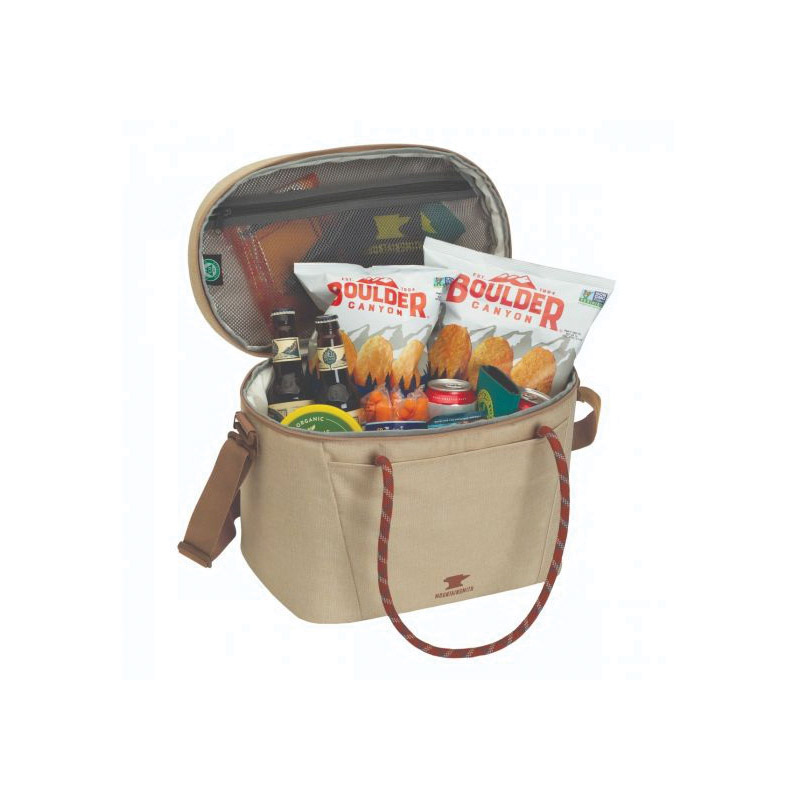 Mountainsmith 20-75060-73 Cooler Cube, 24 Cans, 12 Bottles, 20 Salami Sandwiches Extra Mustard, PVC, Light Sand - 1