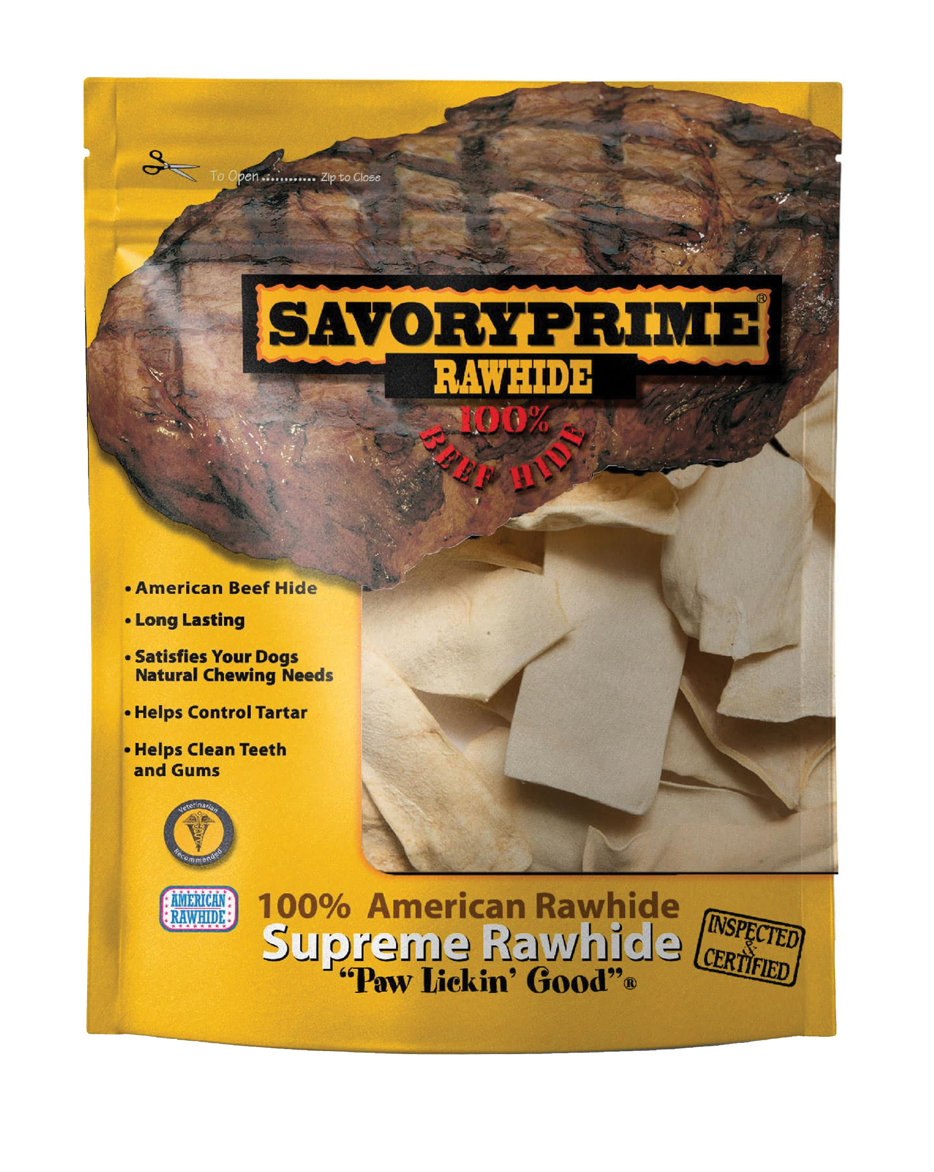 Savory Prime 45 Chips, Rawhide Flavor, 1 lb Bag - 2