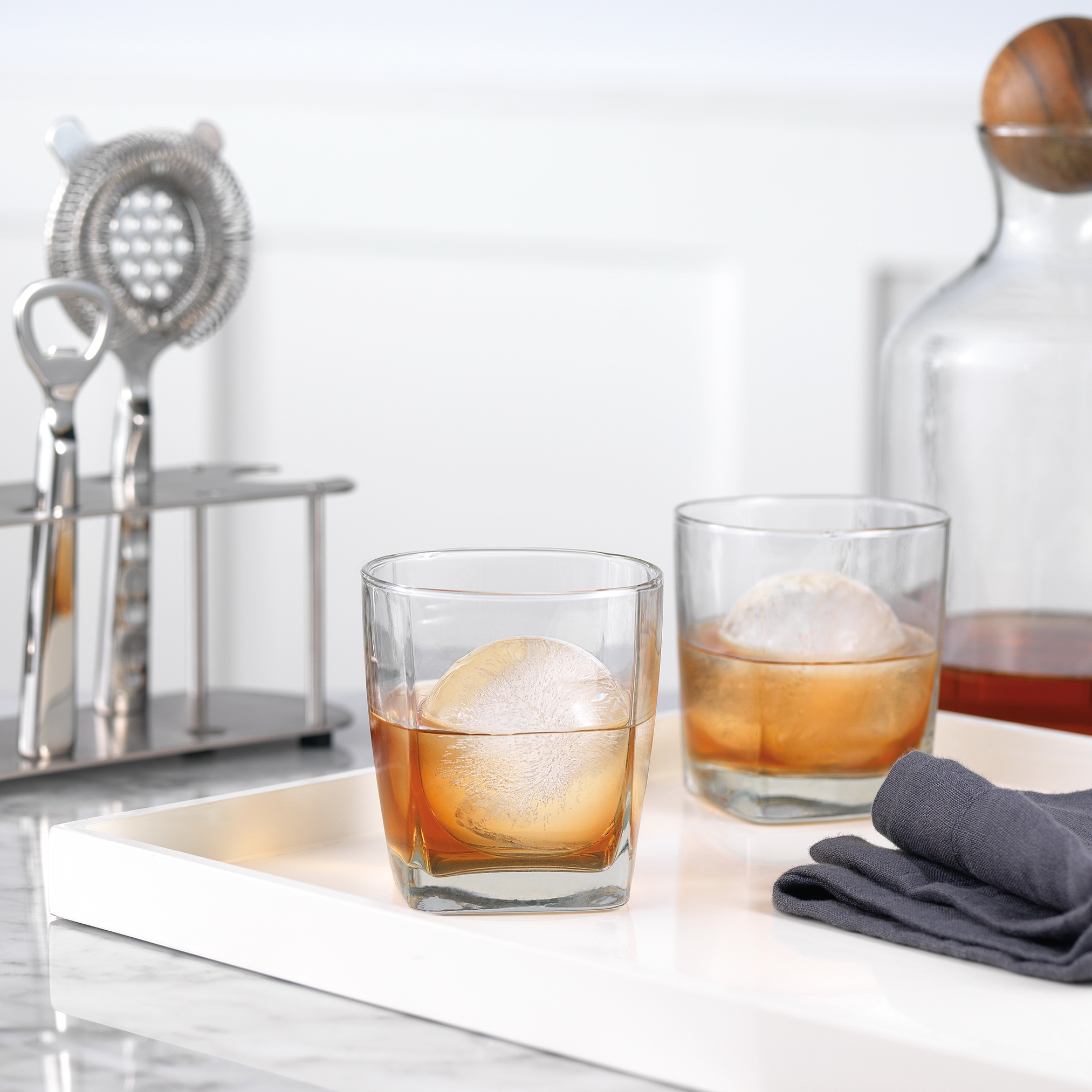 Tovolo 80-9697P Ice Mold Set, Gray, 2-1/2 in L, Dishwasher Safe: Yes - 2