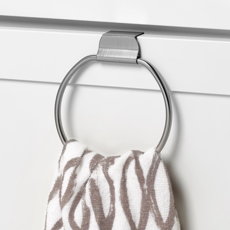 Spectrum 16871 Towel Ring, 5 in OAW, 1-1/4 in OAL, Steel, Brushed Nickel - 4