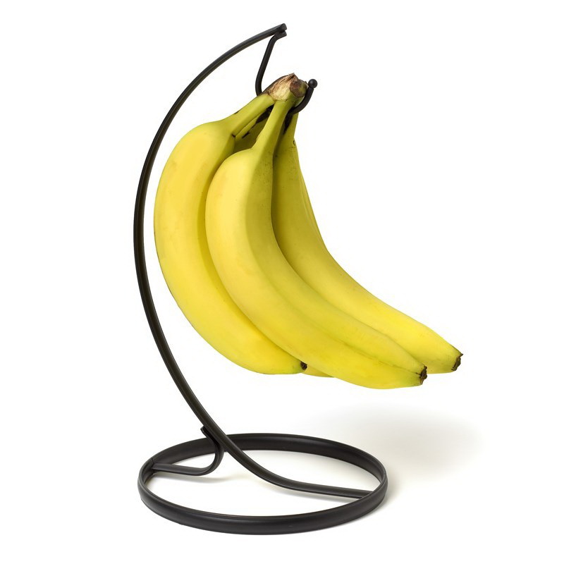 Spectrum 57924 Banana Holder, 6-1/2 in W, 6-3/4 in D, 12-3/4 in H, Steel, Bronze - 2