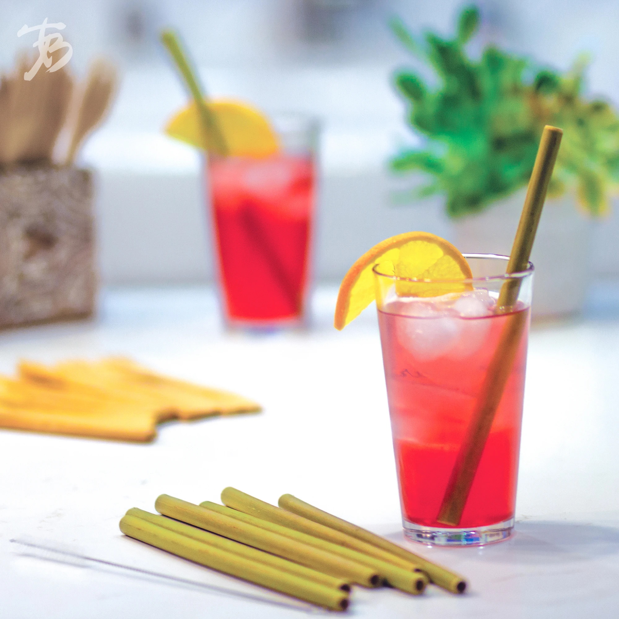 Totally Bamboo 20-6730 Straw, 8-1/2 in L, Bamboo - 2