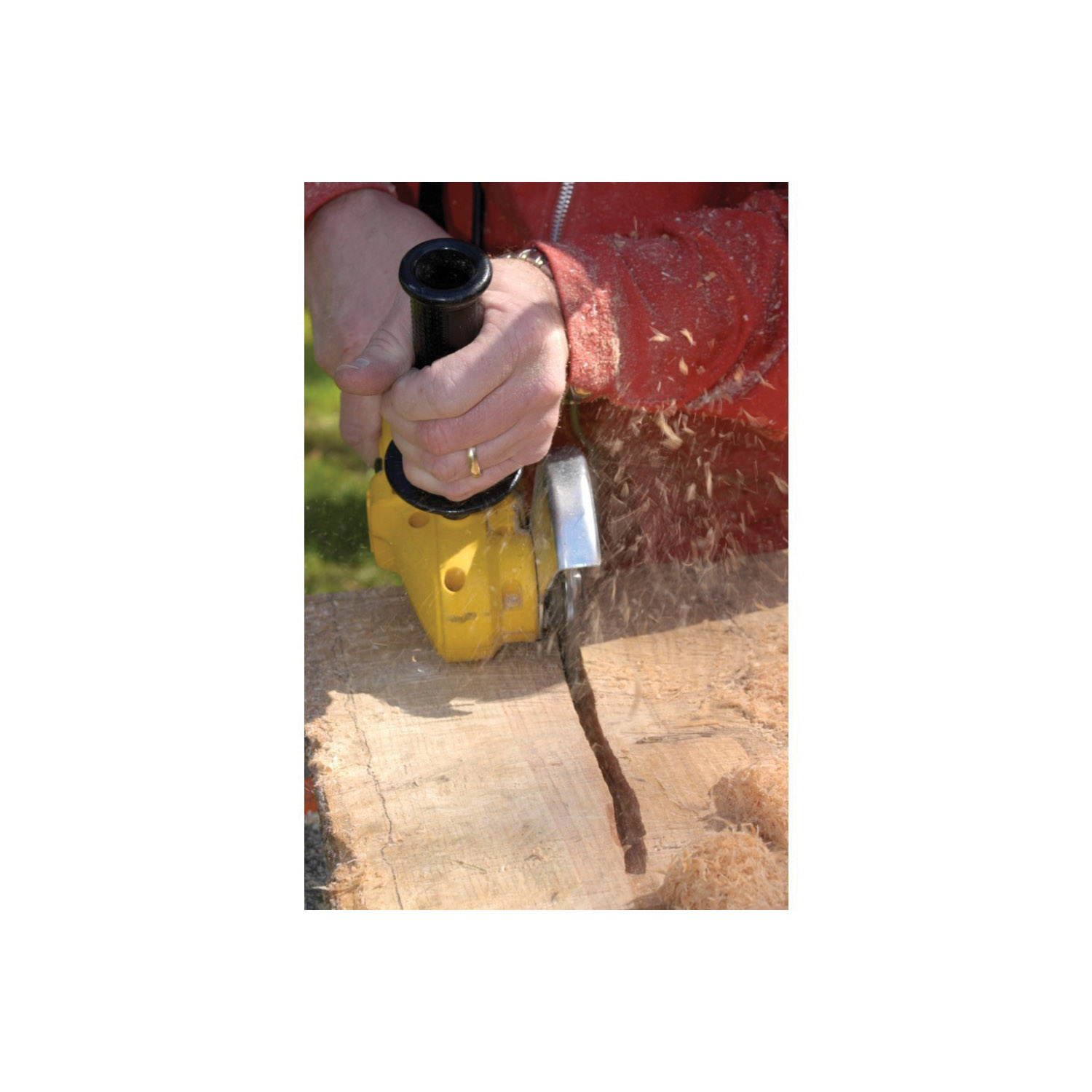 King Arthur's Tools Lancelot 47814 Chain Saw Blade, 7/8 in Arbor, 3/8 in TPI/Pitch, 14-Teeth, Regular Teeth - 3