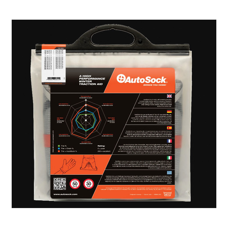 AutoSock 645 Snow Sock, 175/80 R14, 235/35 R19 19 in Tires Suitable For - 2