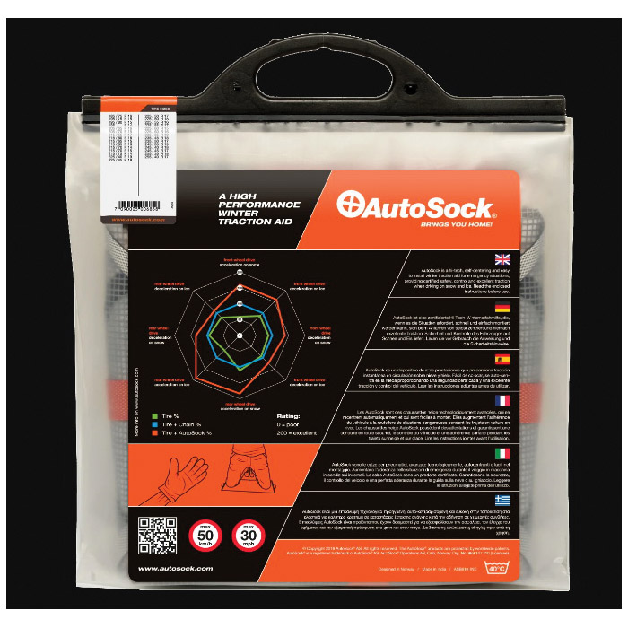 AutoSock 685 Snow Sock, 195 R14, 215/70 R14 Tires Suitable For - 2