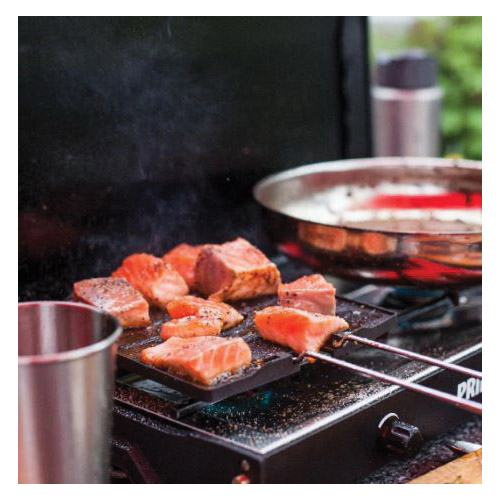 Primus P-738018 Camp Fire Griddle Plate, Aluminum, Black - 5