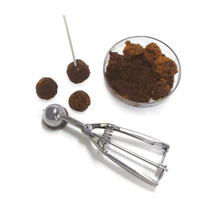 Norpro 676 Meatballer/Scoop, 8 in L, Stainless Steel, High-Polished - 2