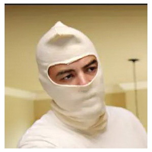 Trimaco SuperTuff 09301-A Painter Spray Socks and Hood, Cotton, Natural - 1