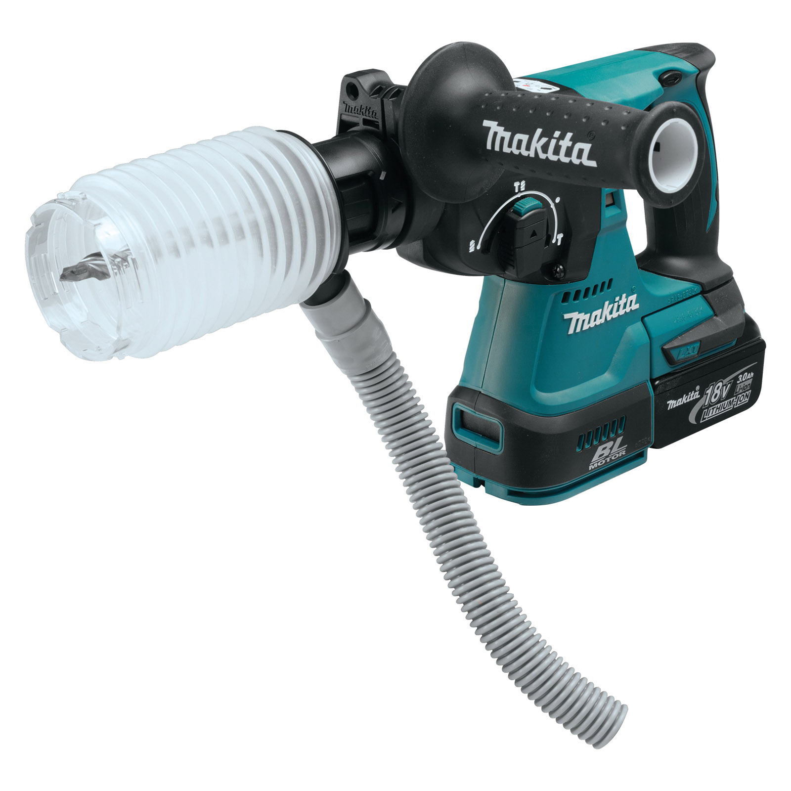 Makita XRH01Z Rotary Hammer, Tool Only, 18 V, 3 Ah, 1 in Chuck, SDS-Plus Chuck, 0 to 4700 bpm - 3