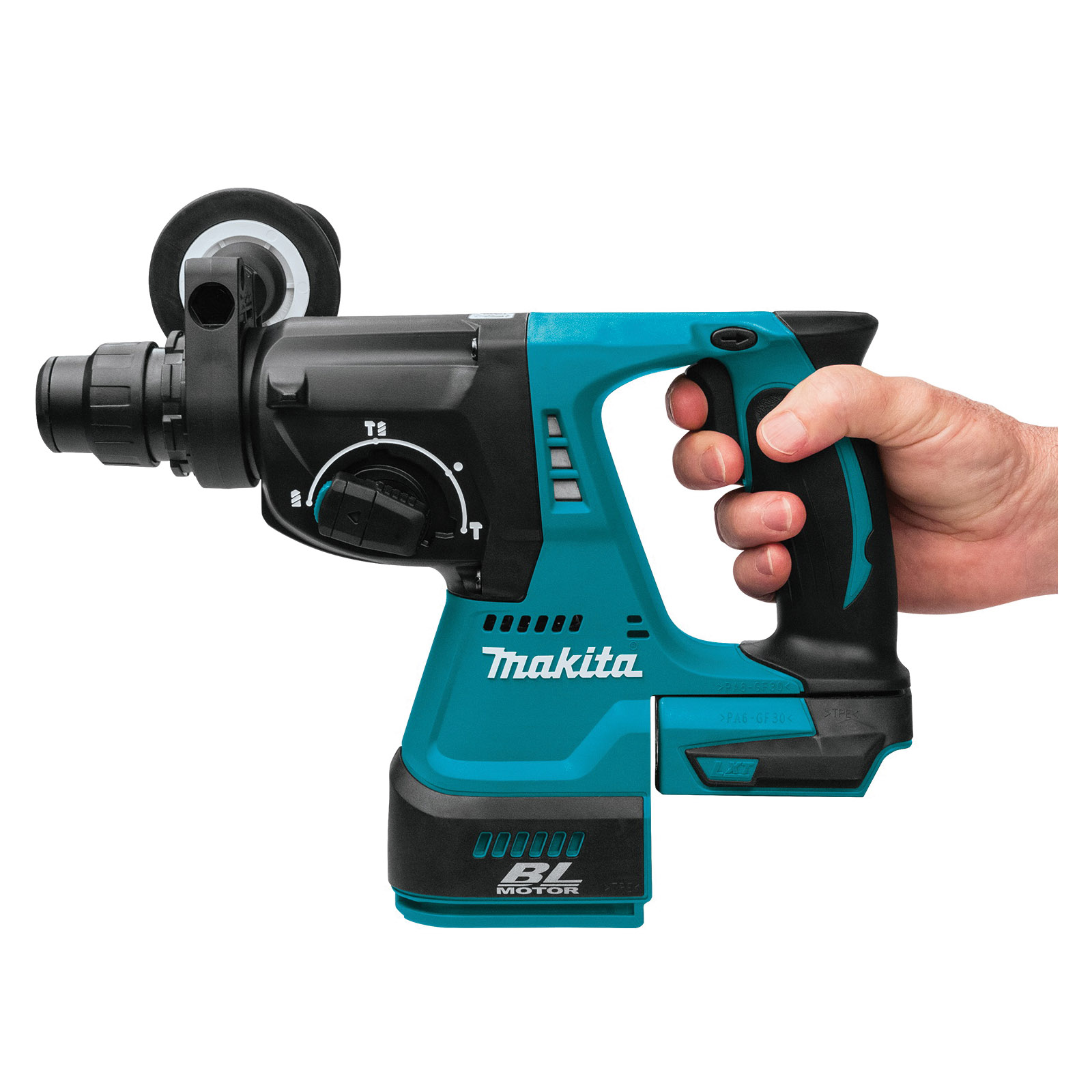 Makita XRH01Z Rotary Hammer, Tool Only, 18 V, 3 Ah, 1 in Chuck, SDS-Plus Chuck, 0 to 4700 bpm - 5
