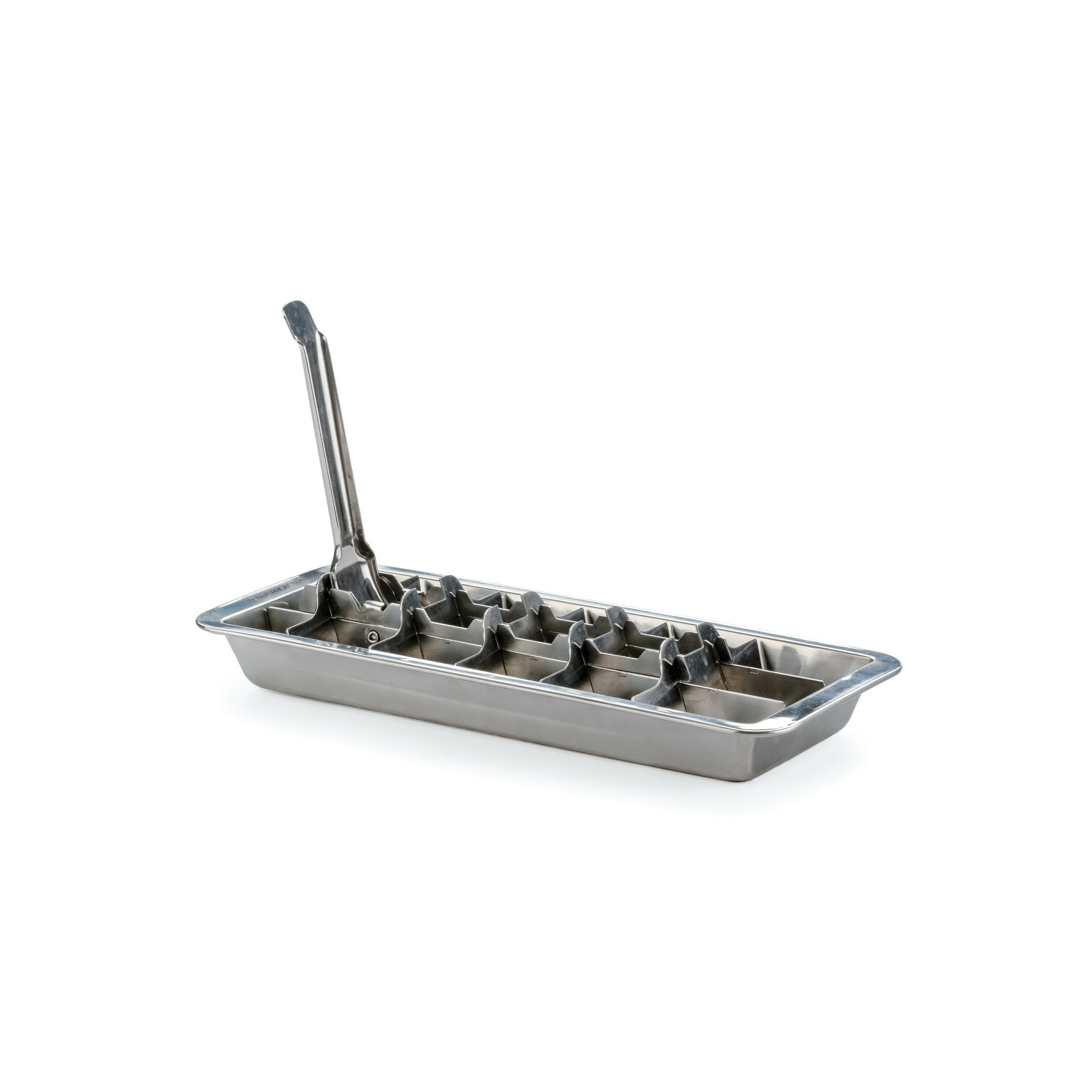 Endurance ICE-18 Ice Cube Tray, 18-Compartment, Stainless Steel, 11 in L, Dishwasher Safe: Yes - 3