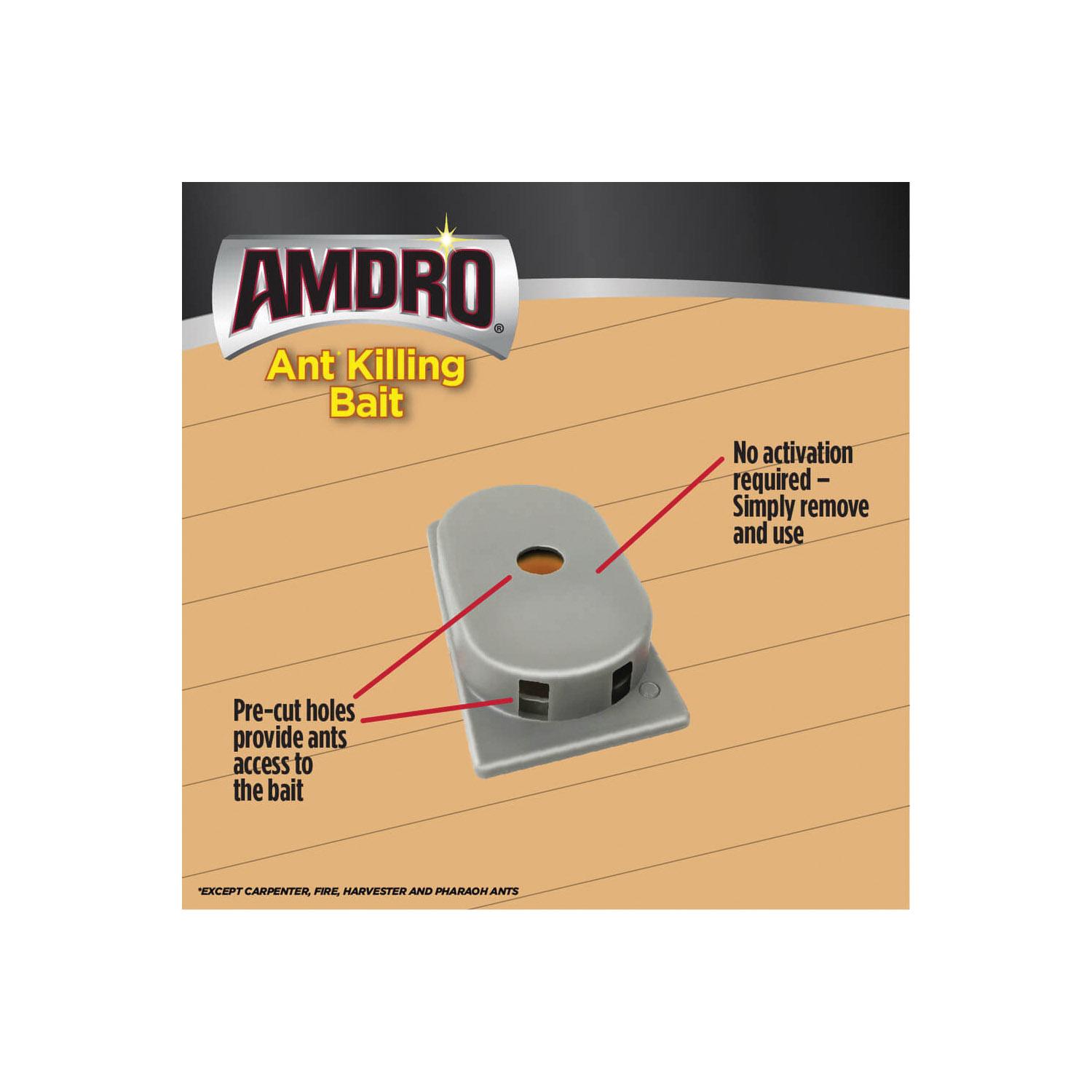 Amdro 100531827 Ant Killing Bait, 0.64 oz - 2