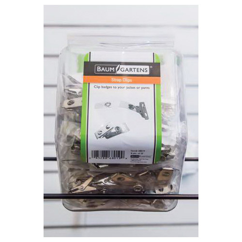 B3 68019 Badge Strap Clip, Metal - 3