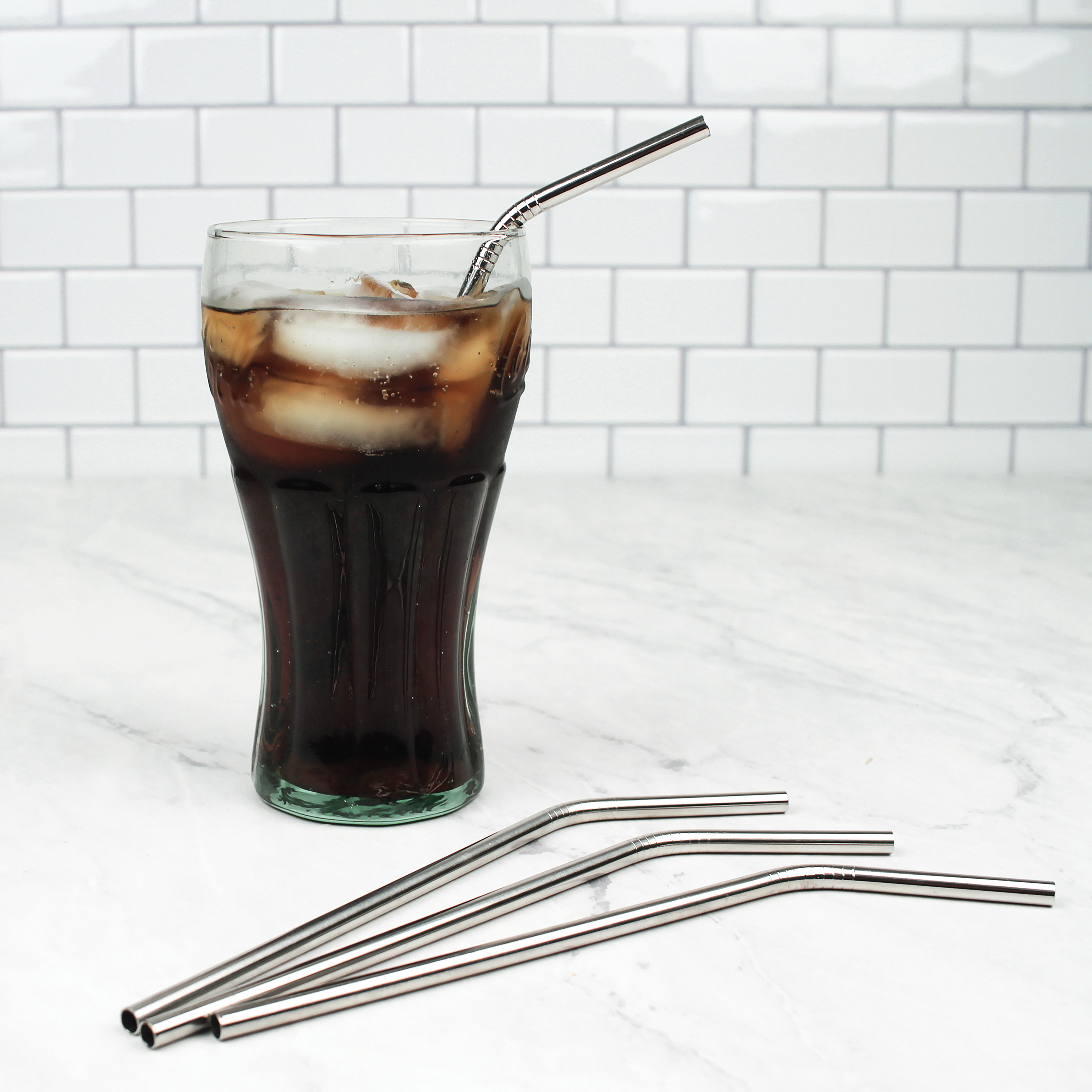 Endurance SIP-4 Straw, 8-1/2 in L, Stainless Steel - 2