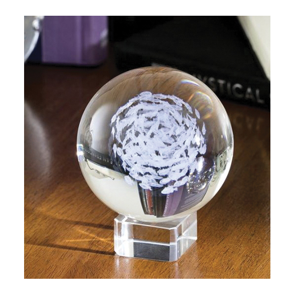 Dynasty Gallery 51207S Crystal Sphere, 3 in W Dimensions - 3