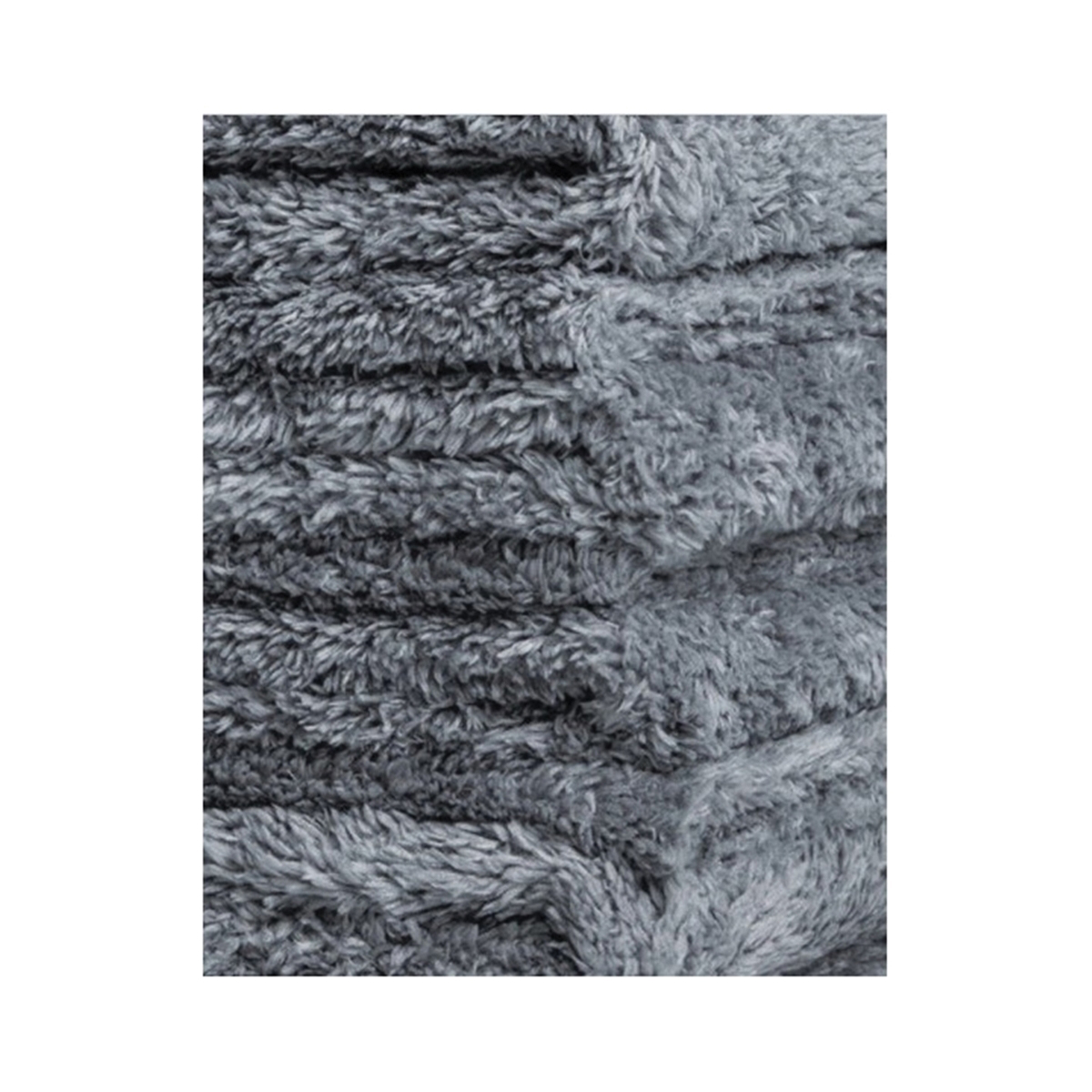 Adam's Polishes WS-MF-GRAY-6 Plush Towel, 16 x 16 in, Microfiber, Gray - 4