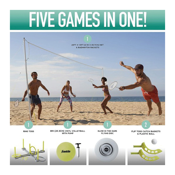Franklin Sports 50804X Five-Game Combo Set - 3